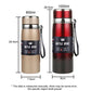 Size chart for vacuum insulated mugs: 800ml and 1000ml with height and width measures