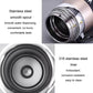 316 stainless steel vacuum mug with smooth spout and stainless steel interior liner