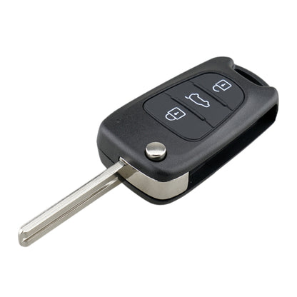 For Hyundai / Kia 3-Button Folding Car Key Shell, SUV Key, Horn Key, Sedan Hold Key