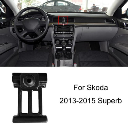 Black phone navigation bracket base with circular holder and double-flash edge mount