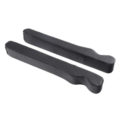 Black car seat gap plugs, 2-piece leakproof foam strips for seat side seams