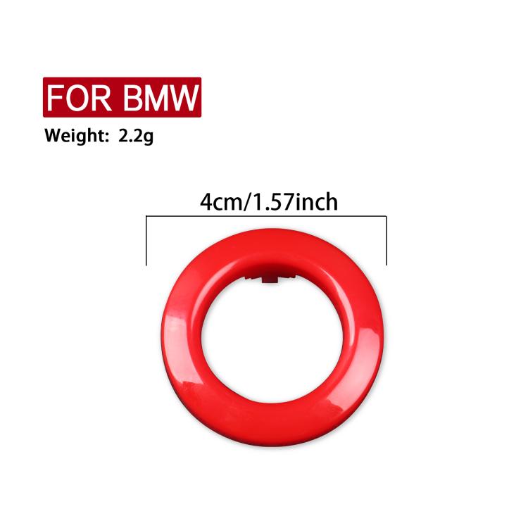 For BMW E90 / E91 / E92 / E60 One-Key Start Button Cover Decoration