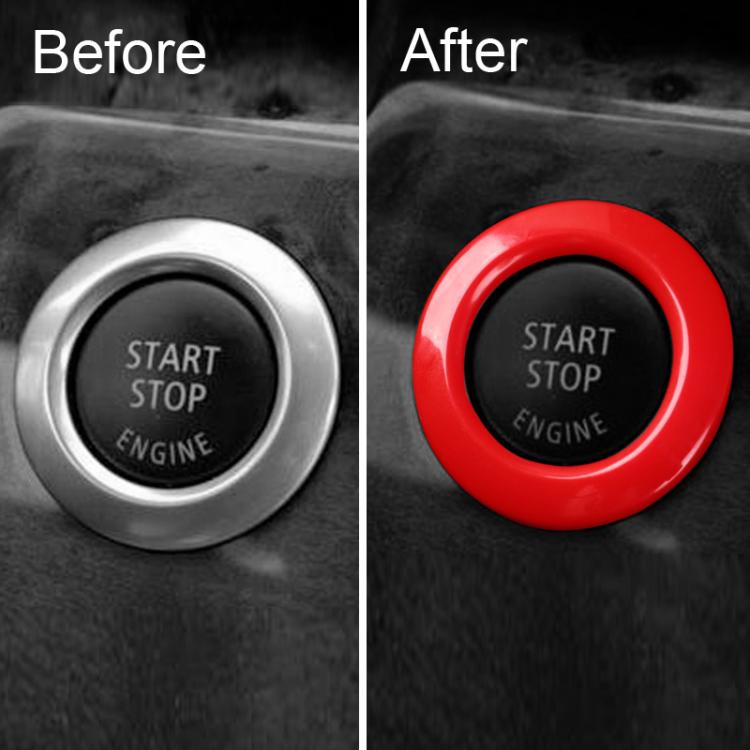 For BMW E90 / E91 / E92 / E60 One-Key Start Button Cover Decoration