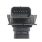 Rear view reversing camera module with multi-pin connector and front camera lens