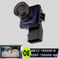 Rear view backup camera with LCD preview screen and blue-black lens housing