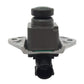 Rearview camera module with dark housing, lens, and two metal side brackets