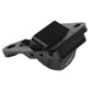 Auxiliary rear view reversing camera, angled back view with mounting tab and lens opening