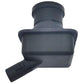 Reverse parking camera module with black plastic body and cable connector