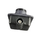 Reversing rearview camera module rear view with mounting tabs and central port