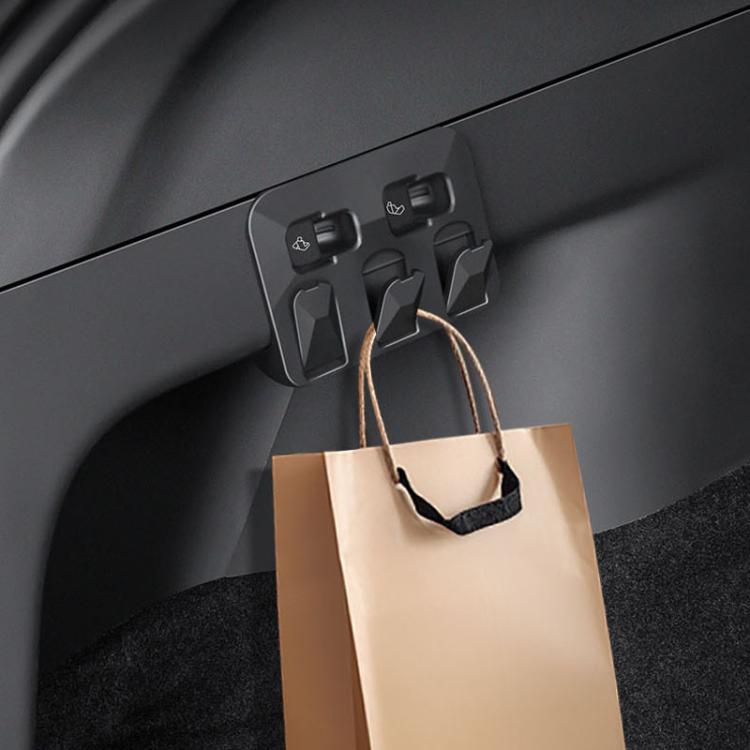 For Tesla Model Y Car Hidden Trunk Modification Button Folding Hook, For Tesla Model Y