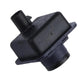 Black rear view reversing camera module with side mounting tabs and housing