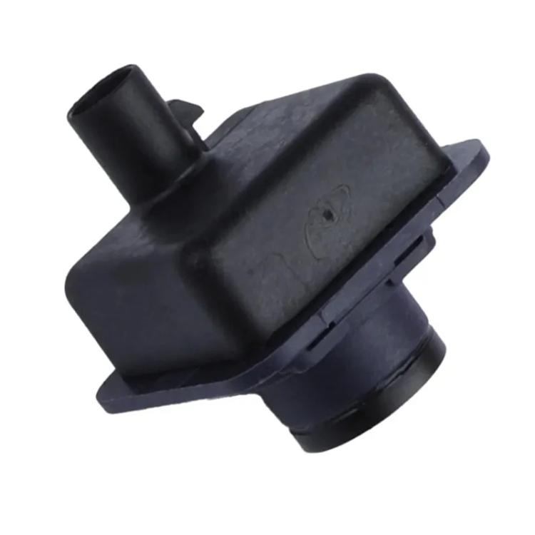 Black rear view reversing camera module with side mounting tabs and housing