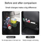 Car seat rear wet/dry storage box installed on back seat, organized interior organizer