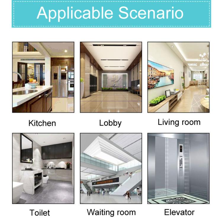 Promotional applicable-scenario graphic for translucent suction pickup adapter accessory