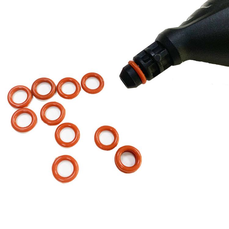Red sealing O-ring rubber rings set for steam cleaner, 10pcs