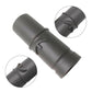 Vacuum hose adapter connecting part with two gray collars and locking tabs