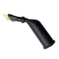 Steam brush accessory handle with small black head and gold copper bristle tip