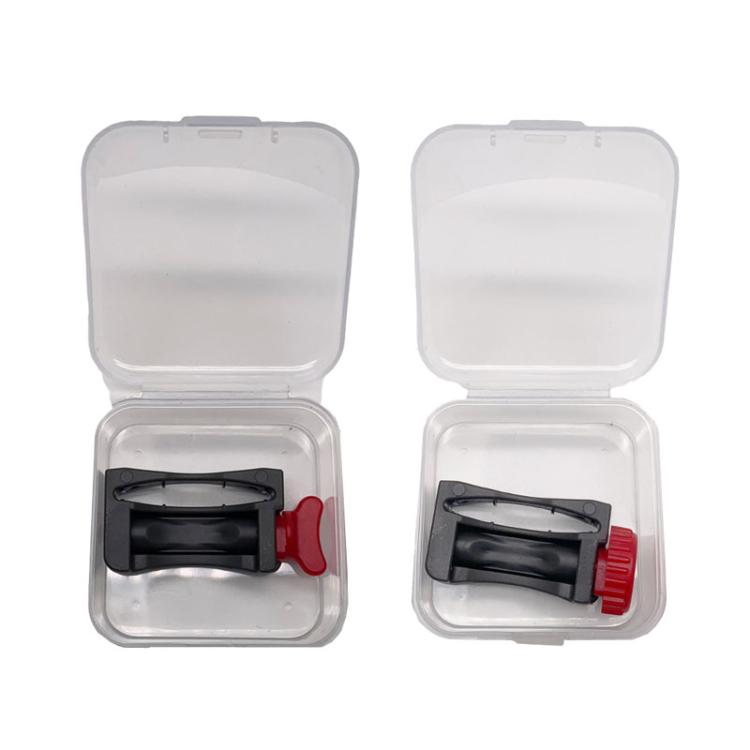 Vacuum switch latch holder set in clear case, red and black latch parts