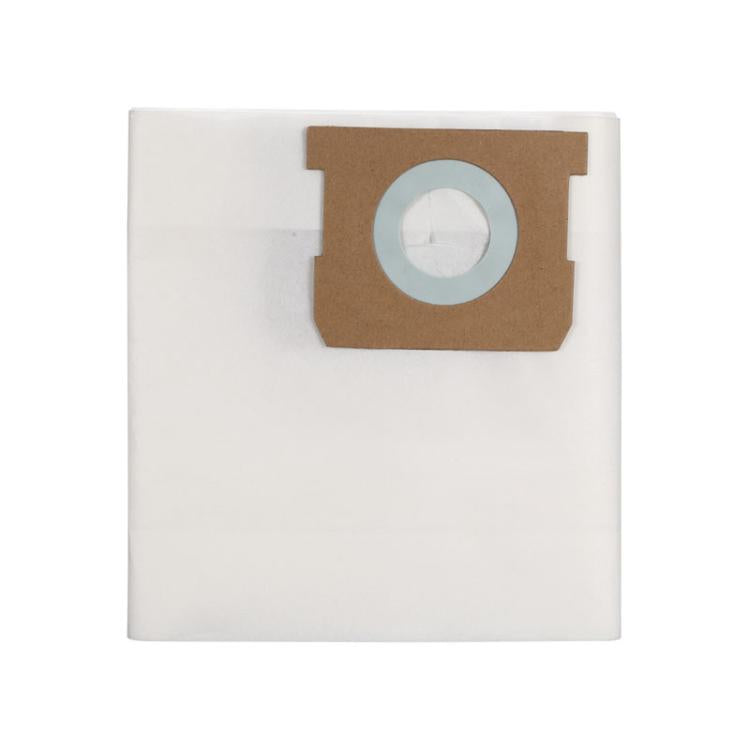 Single vacuum dust bag, white with brown filter paper and blue center hole