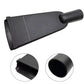 Wide flat vacuum nozzle with angled profile and side suction opening, dark gray