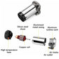 12V Car Electric Horn Air Pump Compressor, 12V Silver