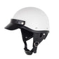 Motorcycle Helmet Brim Retro 3-Button Helmet Visor Sunshade Protection Half Helmet Hat Brim