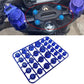 E-Bike Motorcycle Hexagonal Screw Cap Modification Accessories Electroplated Burned Titanium Screw Decoration