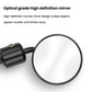 2pcs /Set Motorcycle Rearview Mirror Modified Retro Folding Round E-Bike Universal Reversing Mirror Reflector, Flat, Convex