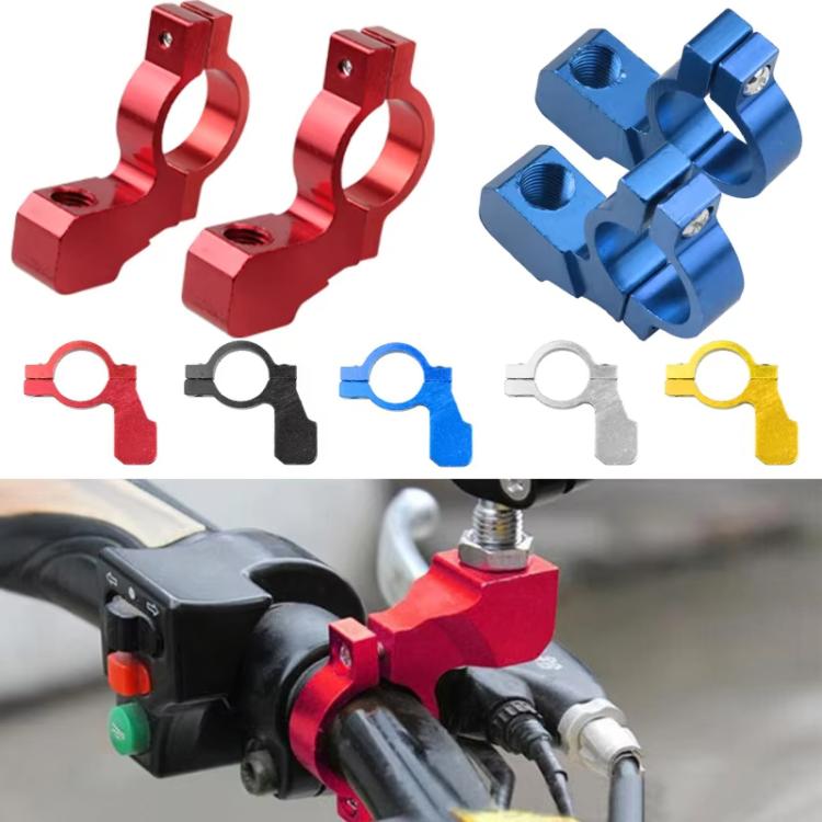 Motorcycle Modified Rear View Mirror Bracket Holder Clamp E-Bike Mirror Mount Reflector Clamp