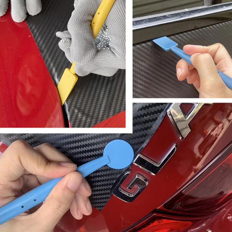 Car Wrap Trimming Edge Tinting Tool Solar Film With Magnetic Squeegee Scraper Kit, 7pcs /Set