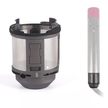Mesh inner filter cartridge with black base for hair styler repair part