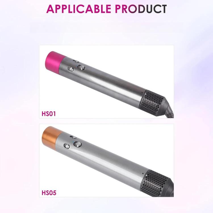 Dyson Airwrap HS01 and HS05 styling barrels with pink and amber accents