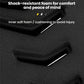 Black inner foam cushioning layer for motocross armor vest comfort