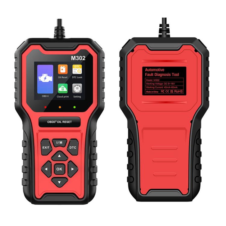 Car Oil Reset Code Reader Automotive Maintenance Light Zero Reset Fault Diagnosis Tool, M302