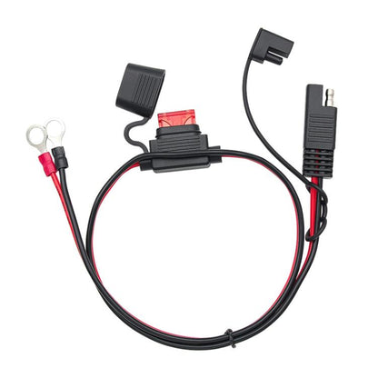 O-Terminal to SAE Power Cable With Fuse Battery Charger Extension Adapter Wire, 60cm