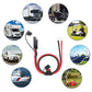 O-Terminal to SAE Power Cable With Fuse Battery Charger Extension Adapter Wire, 60cm