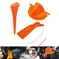 3pcs / Set For Harley Motorcycle Multifunctional Waste Oil Diverter Plastic Funnel