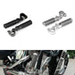 For Harley Motorcycle Modification Collapsible Footpegs Foot Guard Spike Mounted Pedals