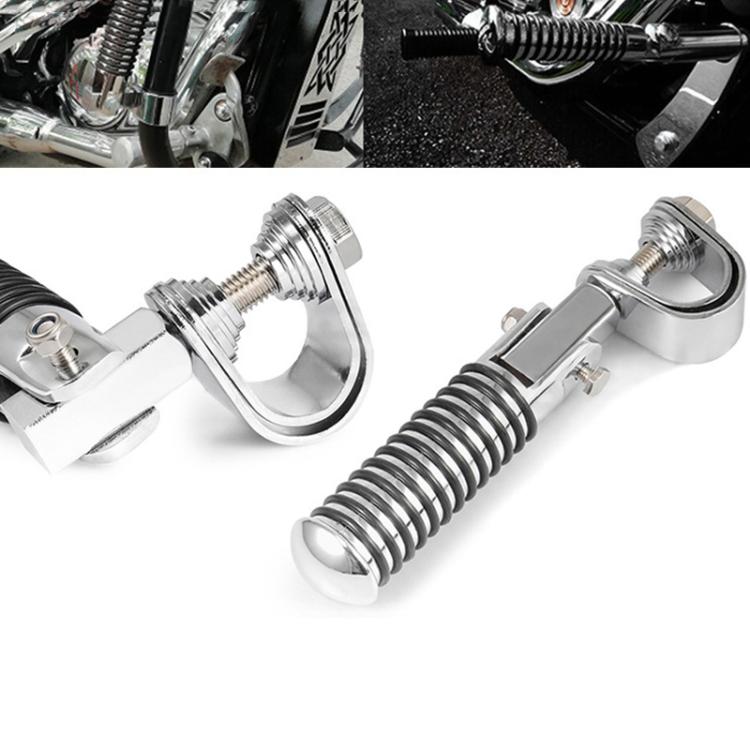 For Harley Motorcycle Modification Collapsible Footpegs Foot Guard Spike Mounted Pedals