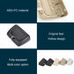 Rear seat belt cover guide set in multiple colors: black, beige, and light gray