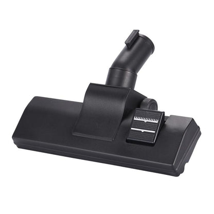 Black industrial vacuum floor brush with 32mm inlet and front cleaning nozzle