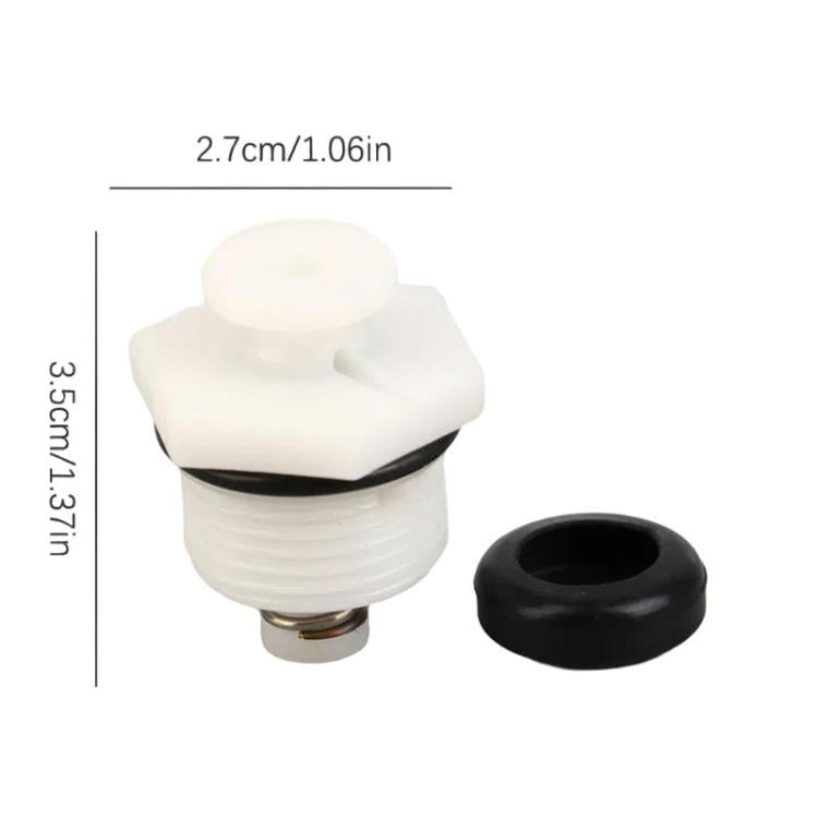 High-pressure washer pump head connector; includes black cap and size 2.7cm