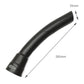 Black vacuum hose nozzle attachment with dark gray control window