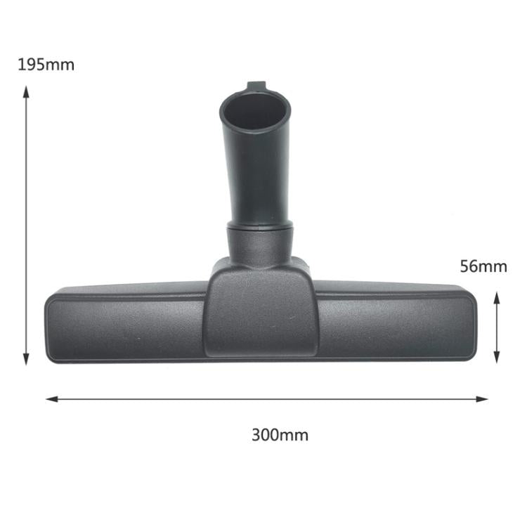 35mm vacuum brush with T-head and central joint, dark gray