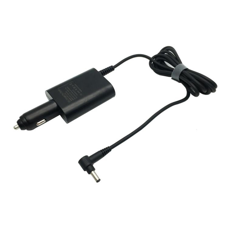 Car vacuum charger adapter set with black cable and barrel plug