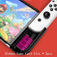 Switch OLED protective shell showing hidden game card slot beneath the console cover
