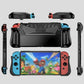 Switch OLED protective case bundle view with integrated shell, stand arms, and side card slots