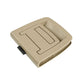Beige trunk lid handle cover without lock hole for car boot base plate