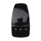 Glossy black car multimedia mouse cover with touchscreen window and music/play icon