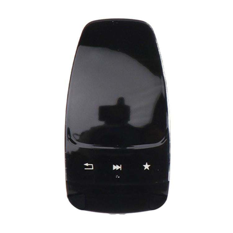 Glossy black car multimedia mouse cover with touchscreen window and music/play icon